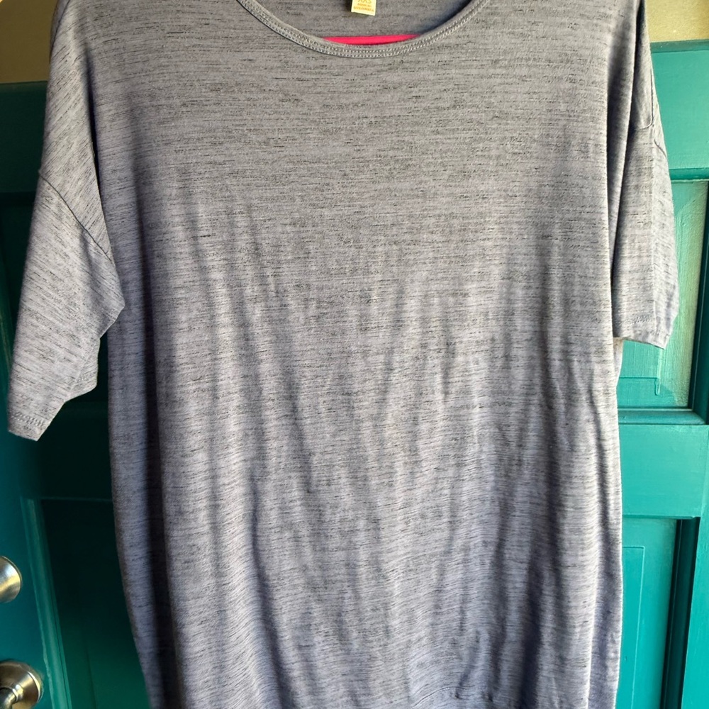 LuLaRoe Heather Gray Tunic Top